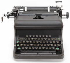antique typewriter